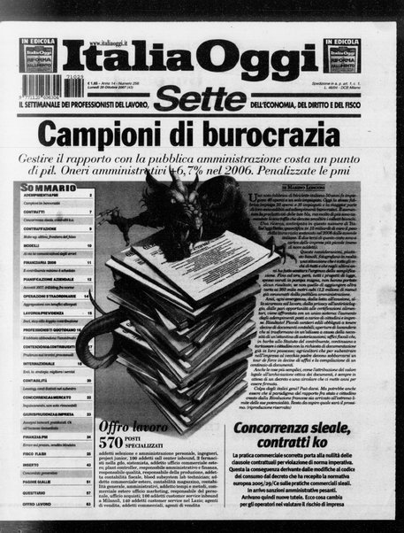 Italia oggi : quotidiano di economia finanza e politica